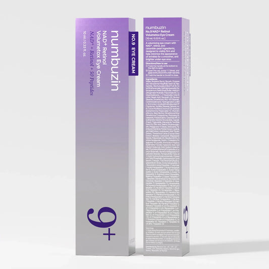 Numbuzin No.9 NAD+ Retinol Volumetox Eye Cream 10ml – Anti Aging Korean Eye Cream