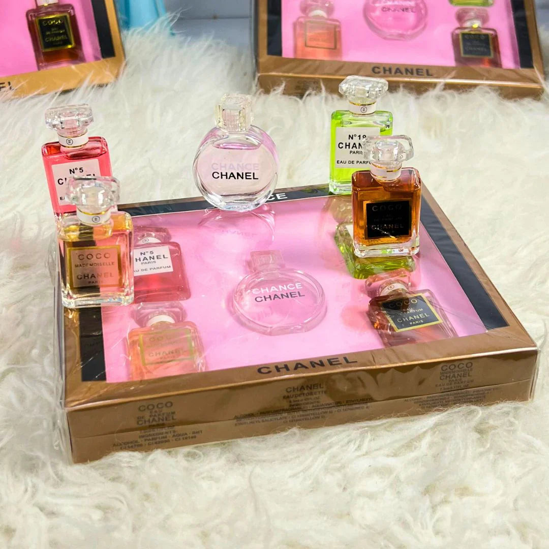 Chanel Chance Gift Set Of 5 Perfumes – Luxury Fragrance Collection For Women