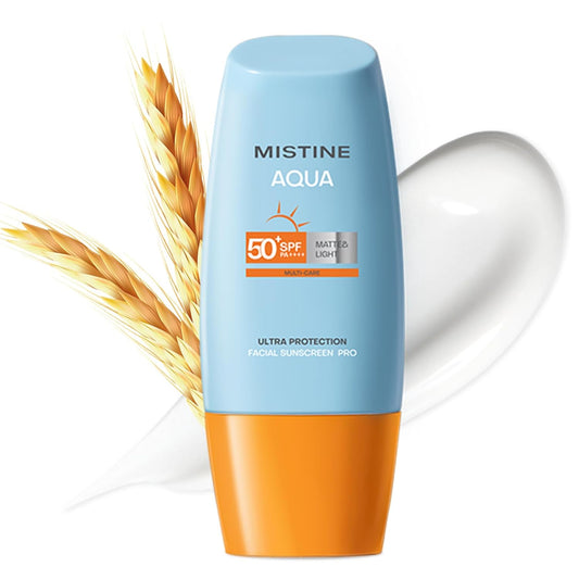 MISTINE Aqua Base Ultra Protection Matte & Light Facial Sunscreen Pro SPF50 PA ++++