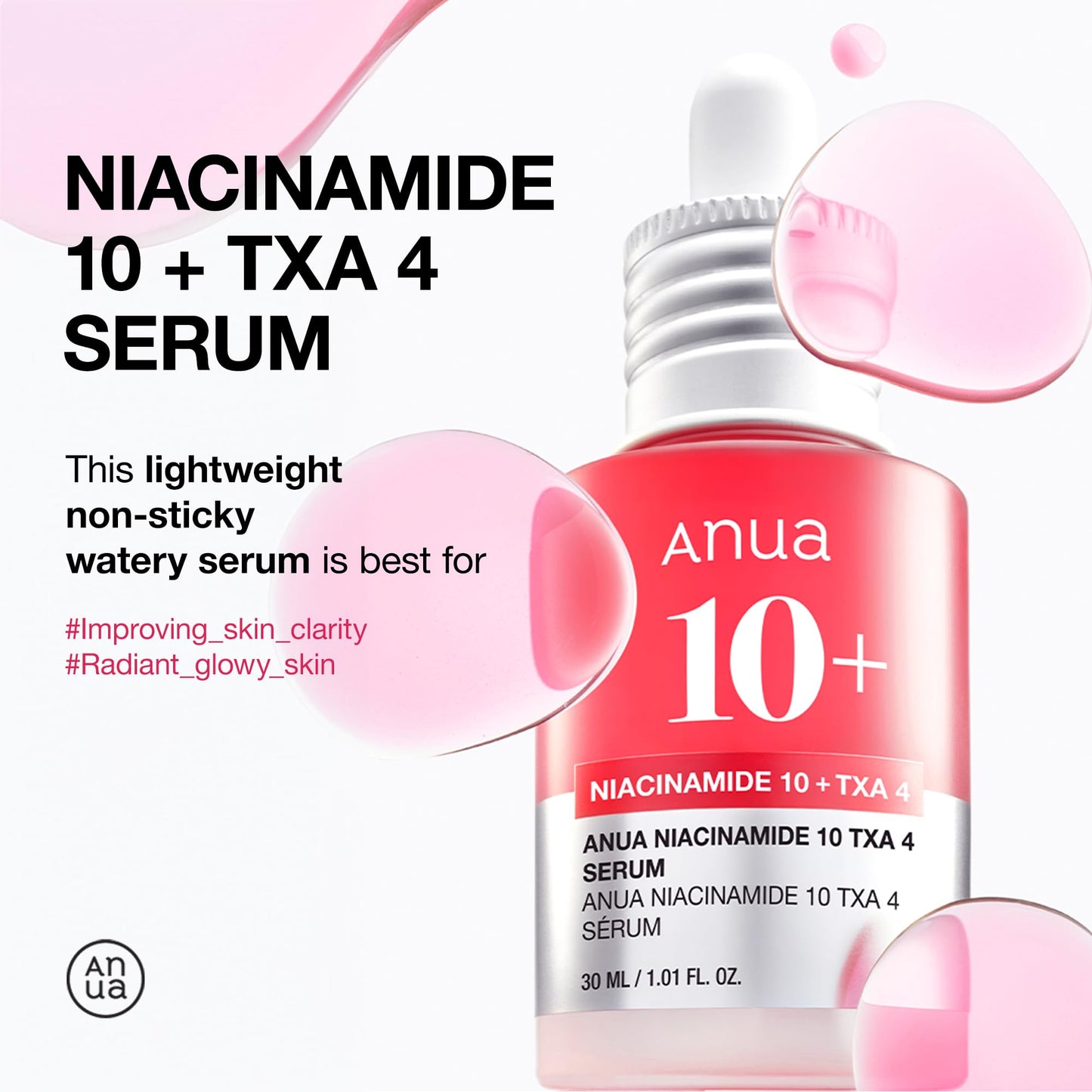 Anua Niacinamide 10% + TXA 4% Dark Spot Correcting Serum -30ml