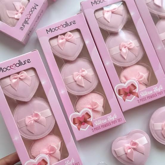 Mocallure Ultra Soft 3 Piece Powder Puff Set