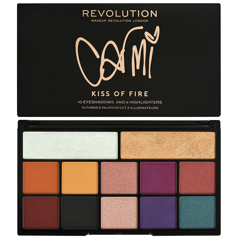 Makeup Revolution X Carmi Kiss Of Fire Palette