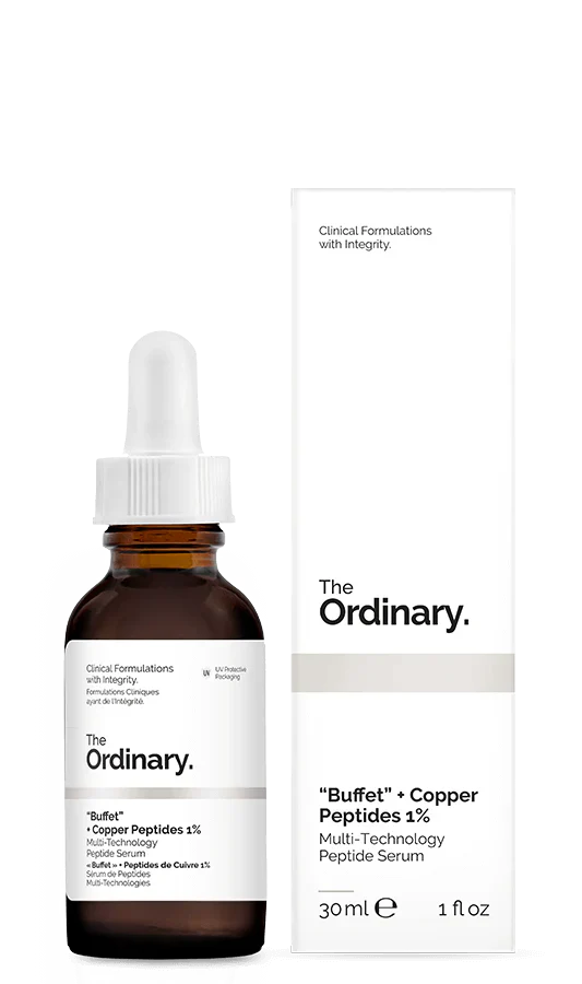 The Ordinary Buffet + Copper Peptides 1% 30ml | Anti-Aging, Firming & Skin Renewal Serum