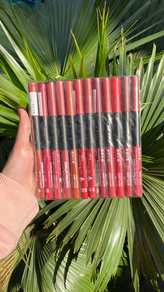 Emelie Soft Matte Lip Pencils (Set of 12)