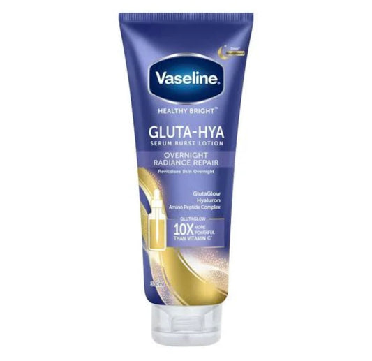 Vaseline Gluta-Hya Serum Burst Lotion Over Night Radiance Repair -330ml