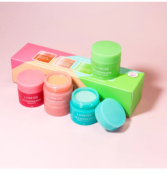 Laneige Lip Sleeping Mask Mini Kit – 4 X 8g For Soft Lips