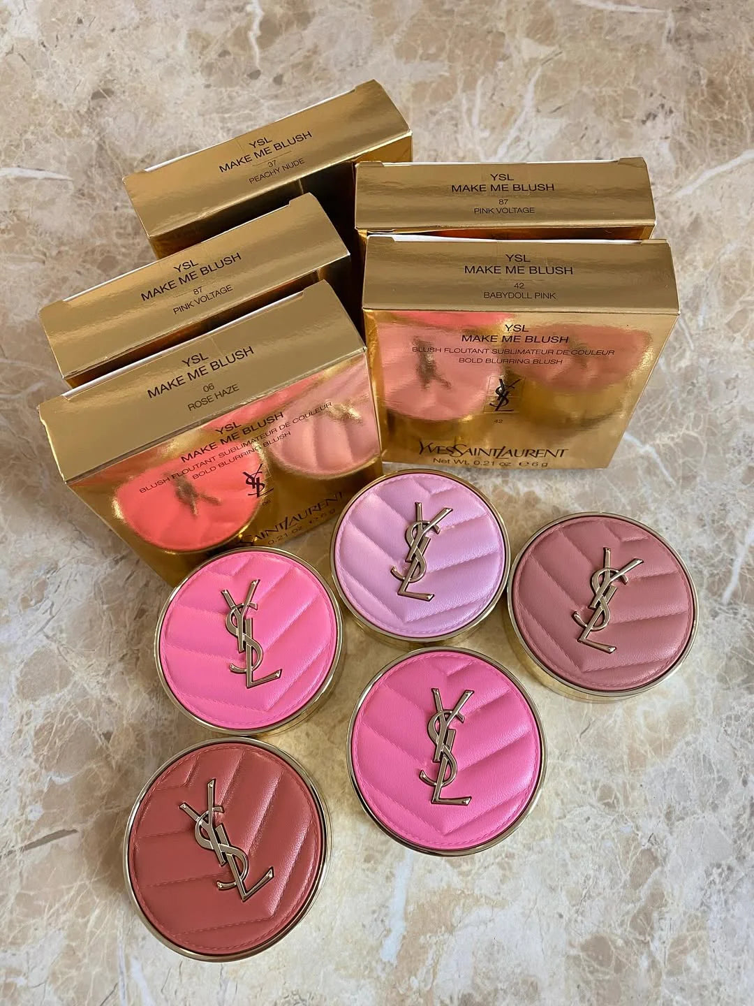 YSL - Make Me Blush 24H Buildable Blurring Powder Blush