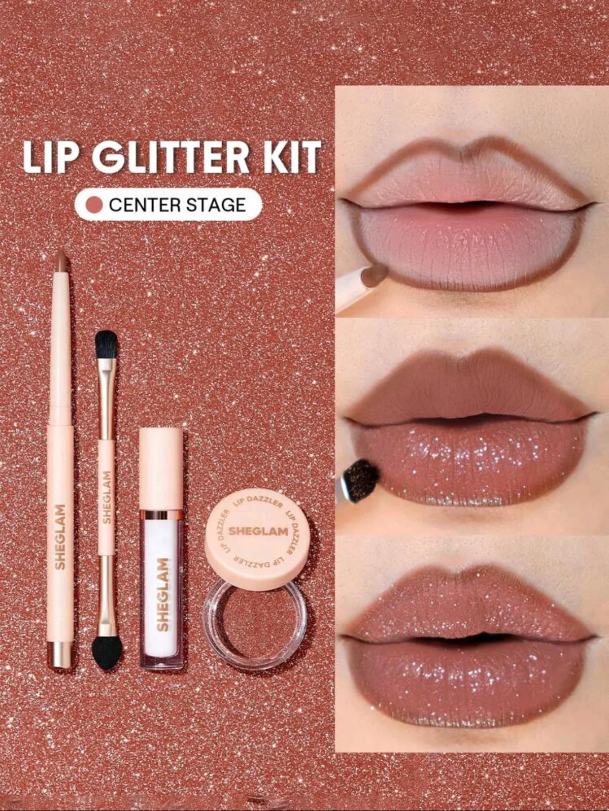 Sheglam Lip Dazzler Glitter Kit