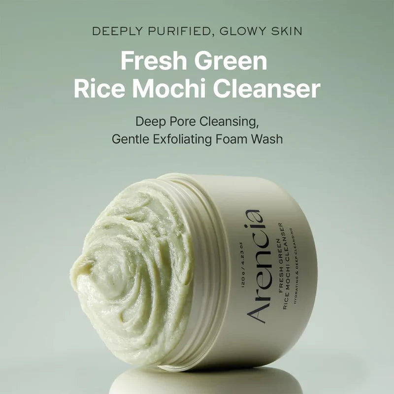 ARENCIA - FRESH GREEN RICE MOCHI CLEANSER -120G