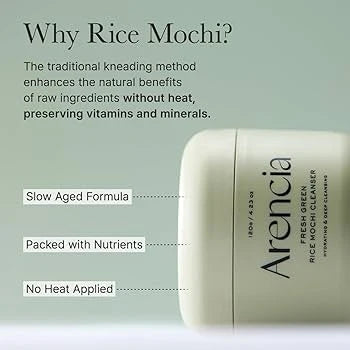 ARENCIA - FRESH GREEN RICE MOCHI CLEANSER -120G