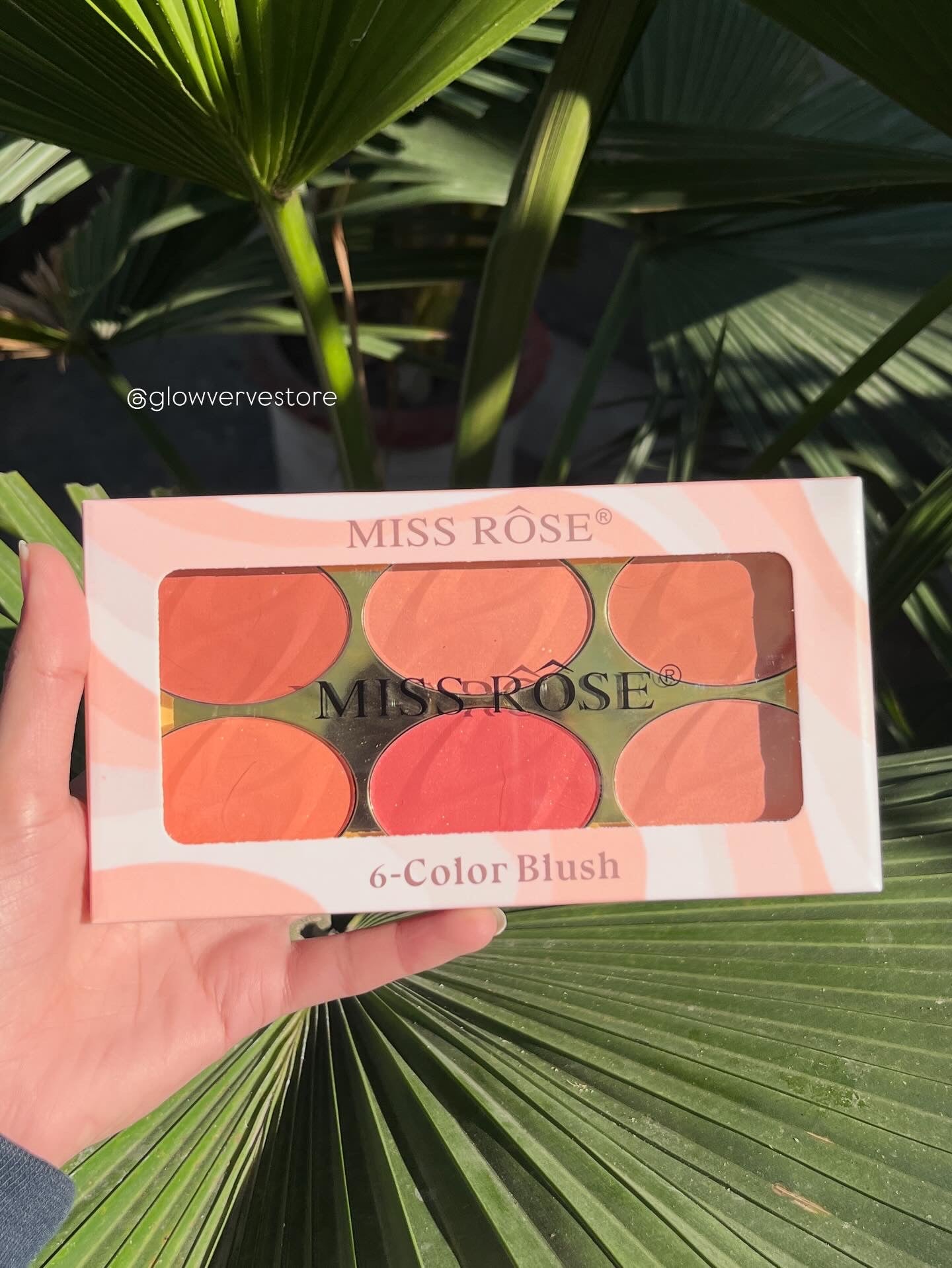 Miss Rose 6 Color Blush Palette