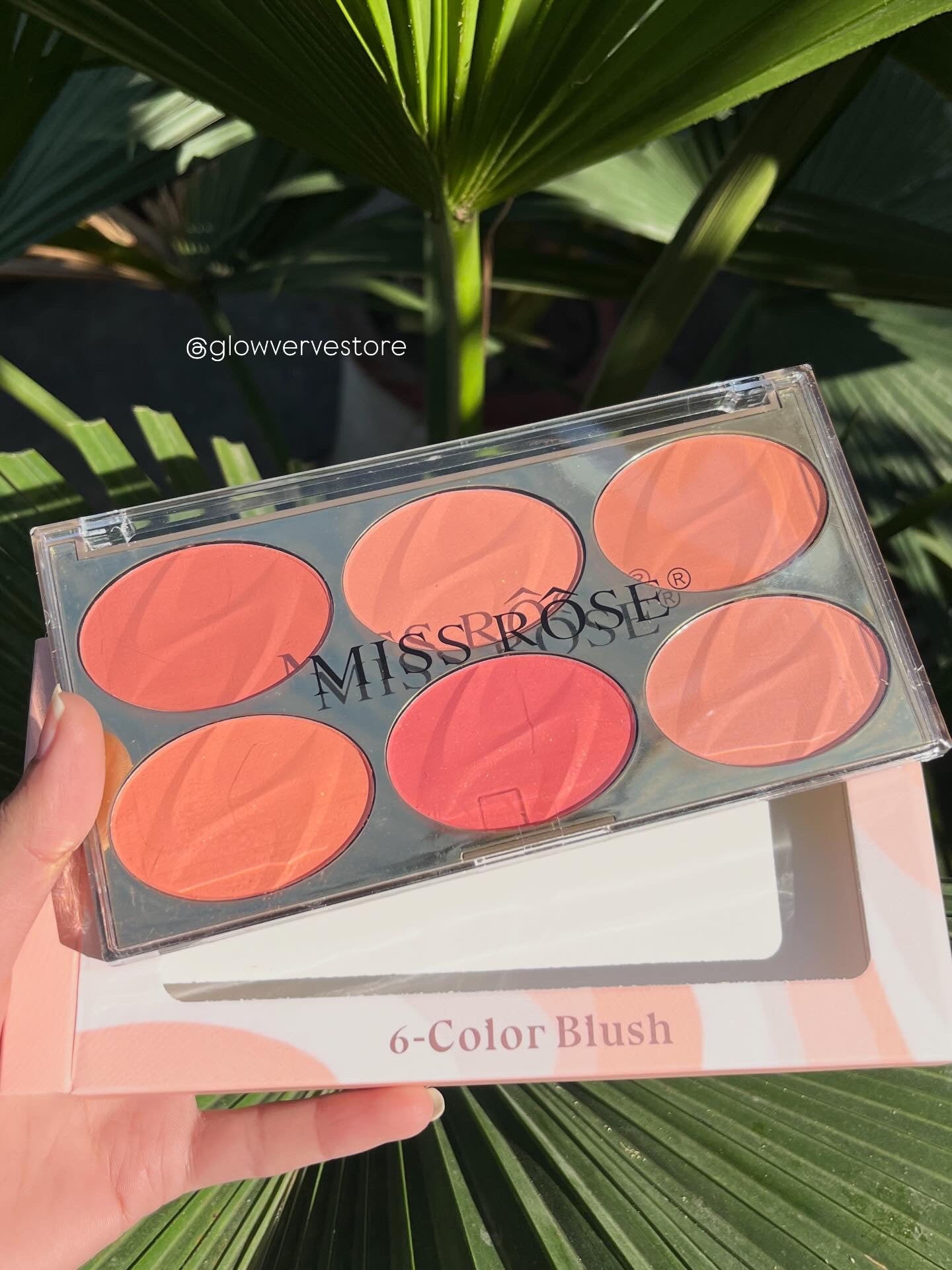 Miss Rose 6 Color Blush Palette