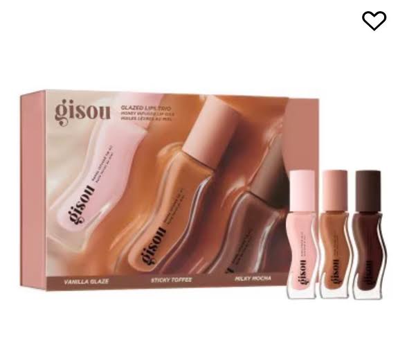 Gisou Glazed Lip Oil Trio