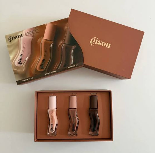 Gisou Glazed Lip Oil Trio