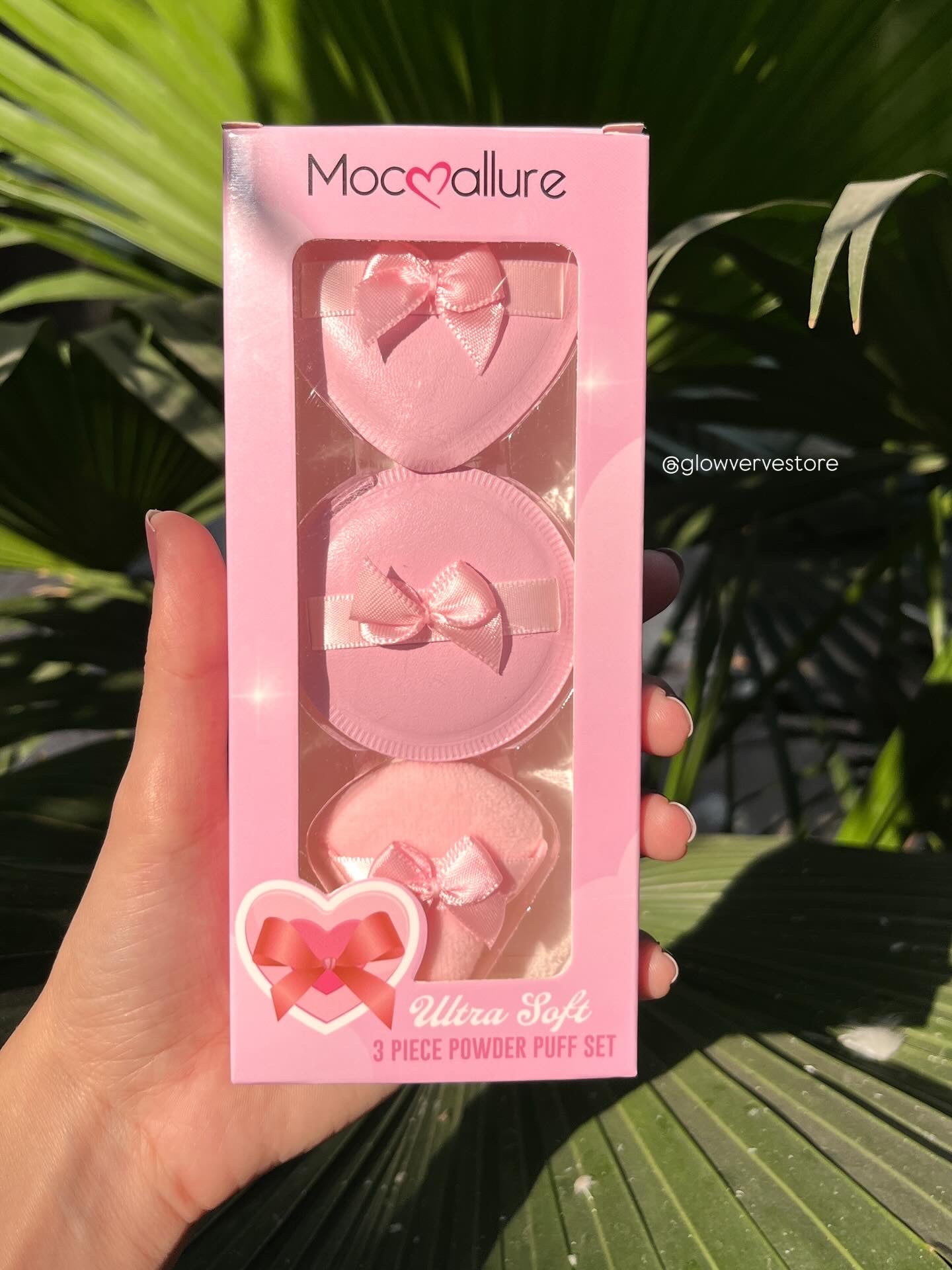 Mocallure Ultra Soft 3 Piece Powder Puff Set