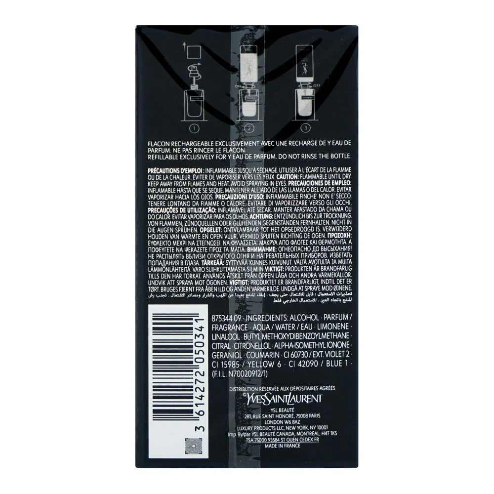 Ysl Y Eau De Toilette -100ml (Original Company Leftover)