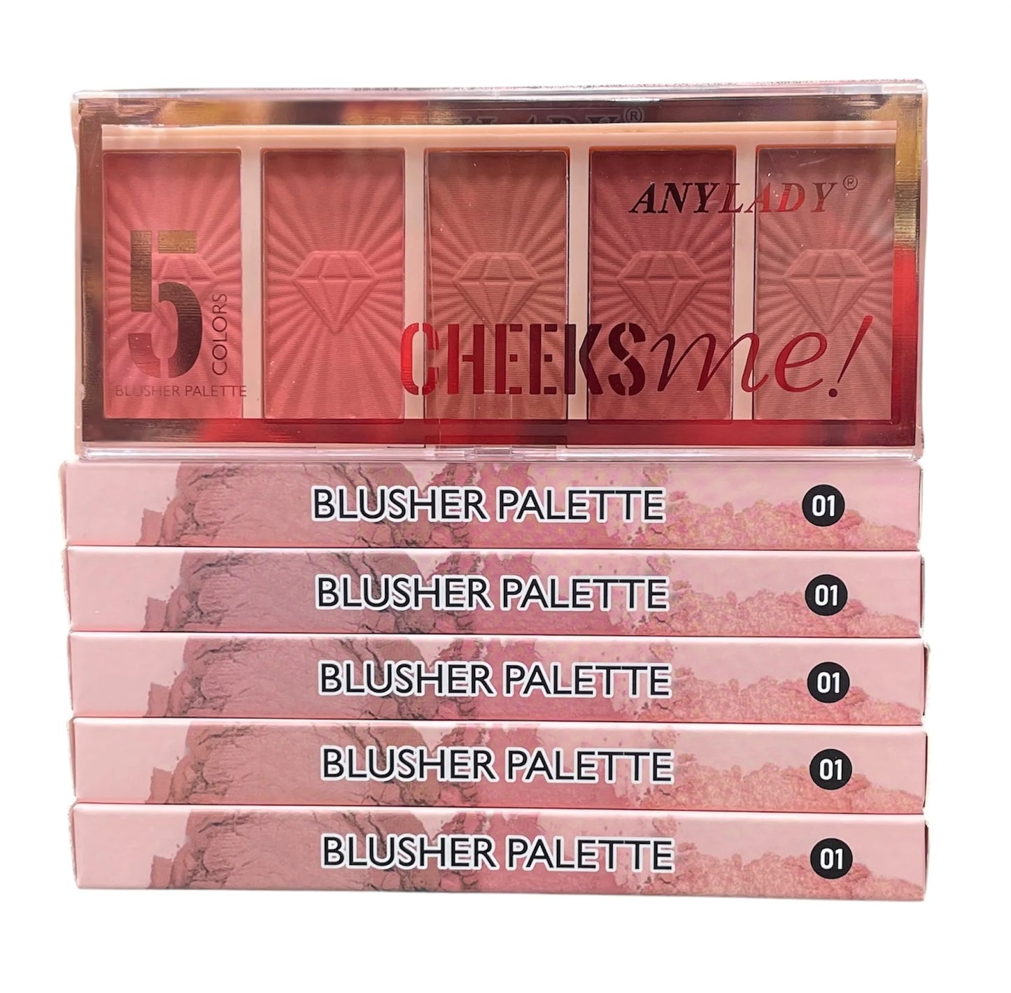 ANYLADY Cheeks Me! Blush Palette (5 Colors)