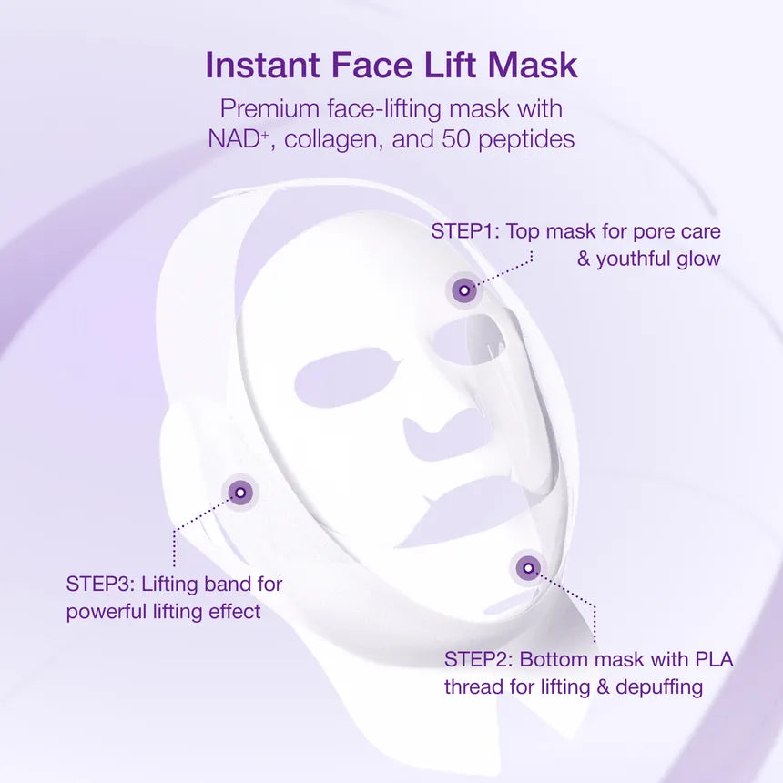 Numbuzin No.9 NAD+ Bio Lifting-Sil Full Face Mask (4pc)