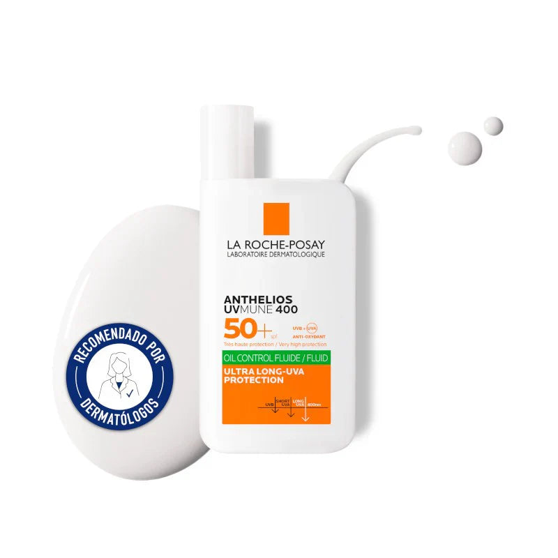 La Roche-Posay Anthelios UVMune 400 Oil Control Fluid SPF50+ 50ml – Advanced Sun Protection For Oily & Sensitive Skin