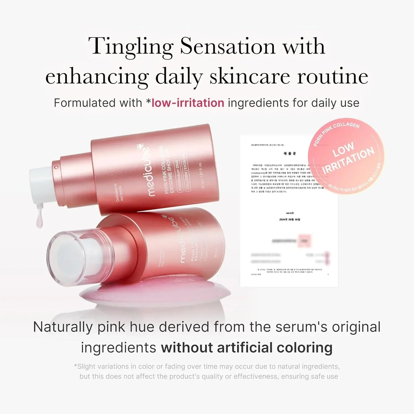 Medicube PDRN Pink Collagen Exosome Shot Serum 2000 -30ml