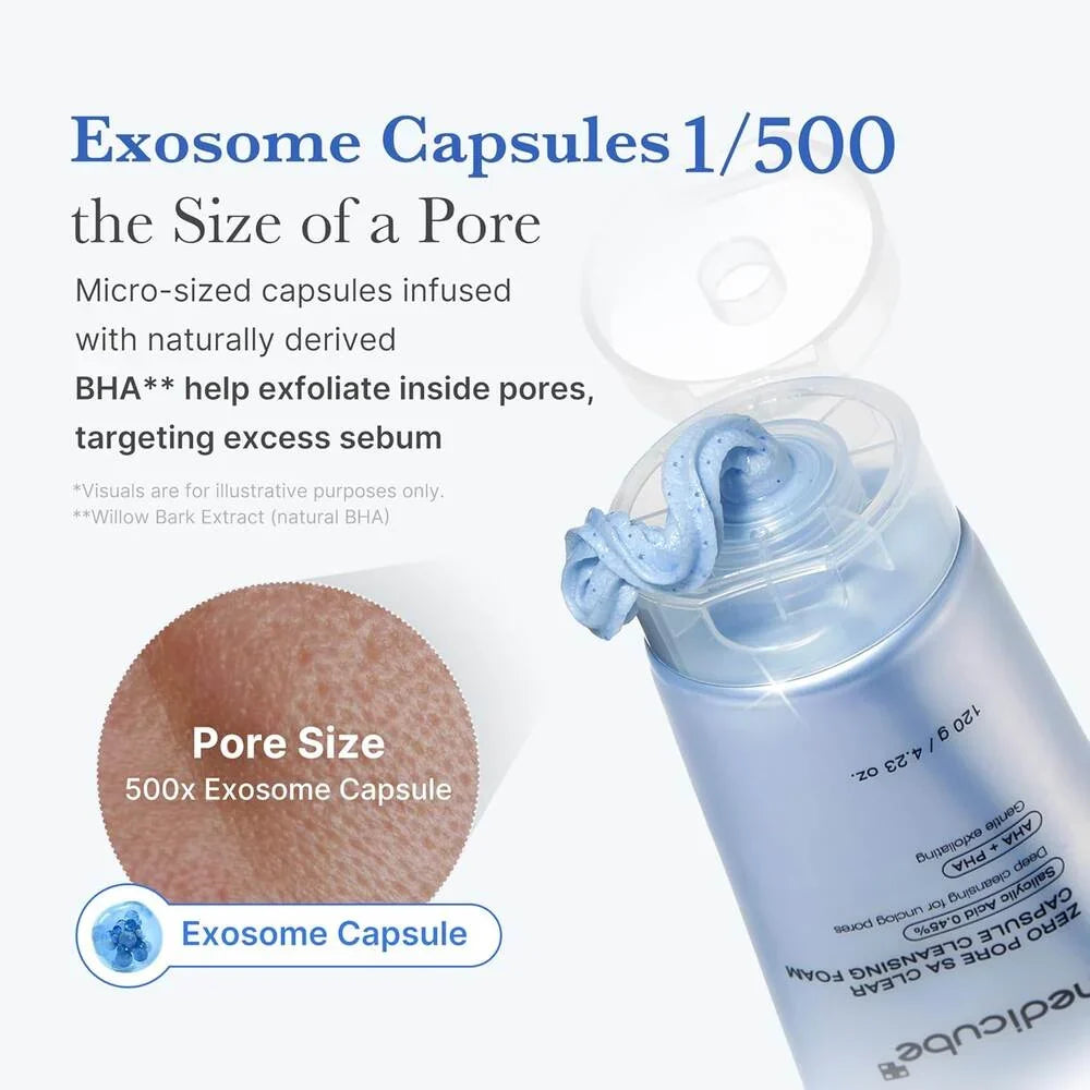 Medicube Zero Pore Clear Capsule Cleansing Foam -120g