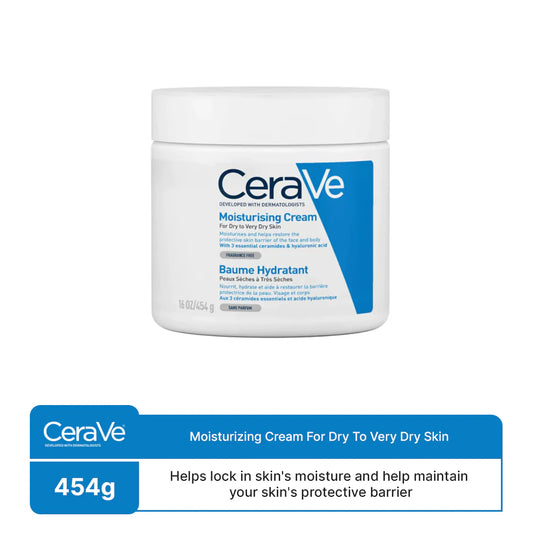 Cerave Moisturizing Cream For Dry To Very Dry Skin -454gm