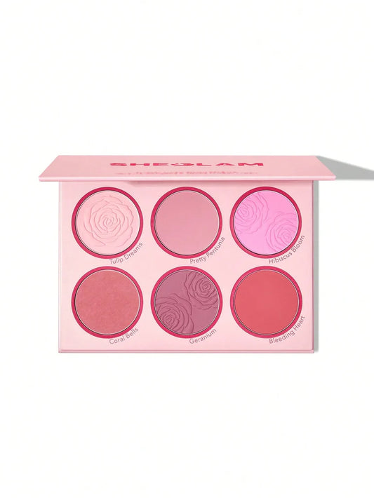 SHEGLAM Floral Flush Blush Palette-Blushing Bouquet