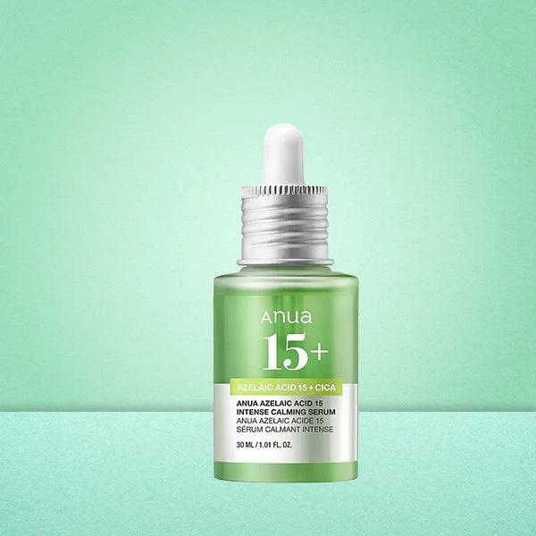 Anua Azelaic Acid 15% + CICA Intense Calming Serum 30ml – Brightening, Acne Care & Skin Tone Corrector