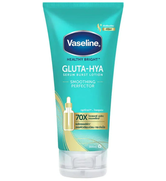 Vaseline Gluta-Hya Serum Burst Lotion Smoothing Perfector 290ML | Deep Brightening & Moisturizing Body Lotion