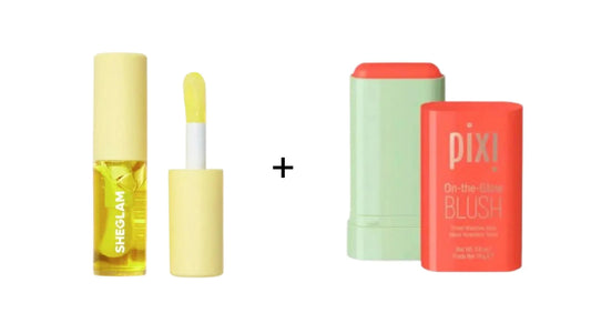 Pixi On The Glow Blush Juicy & Sheglam Lip Oil (Deal of 2)