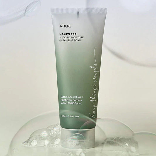 Anua Heartleaf Succinic Moisture Cleansing Foam -150ml