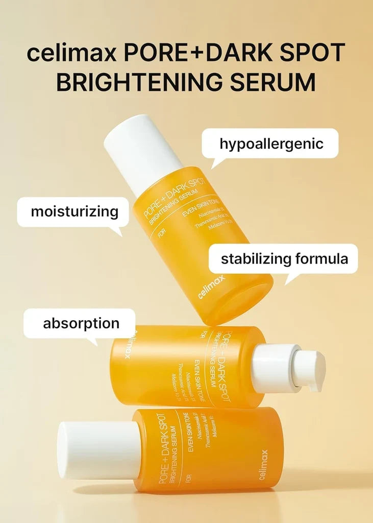 Celimax Pore + Dark Spot Brightening Serum -30ml