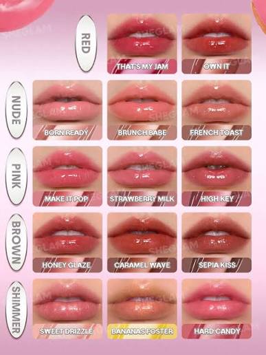 SHEGLAM Glass Lock Air Gloss -3.4ml