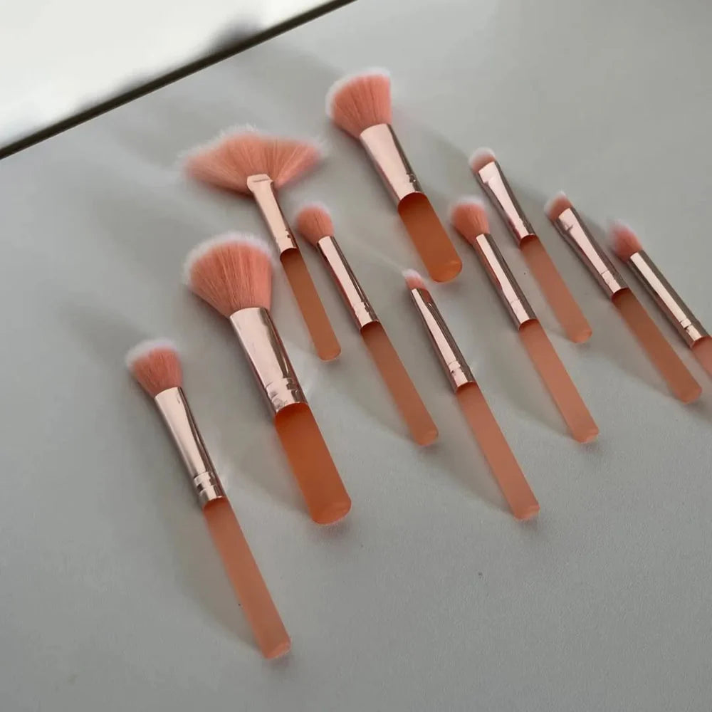 Sweet Beauty 10 pcs Mini Makeup Brush Set
