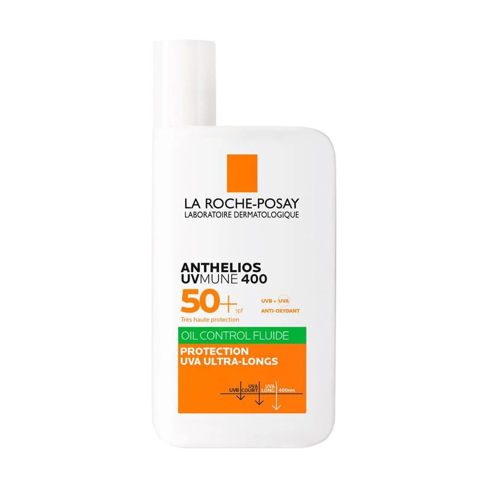 La Roche-Posay Anthelios UVMune 400 Oil Control Fluid SPF50+ 50ml – Advanced Sun Protection For Oily & Sensitive Skin
