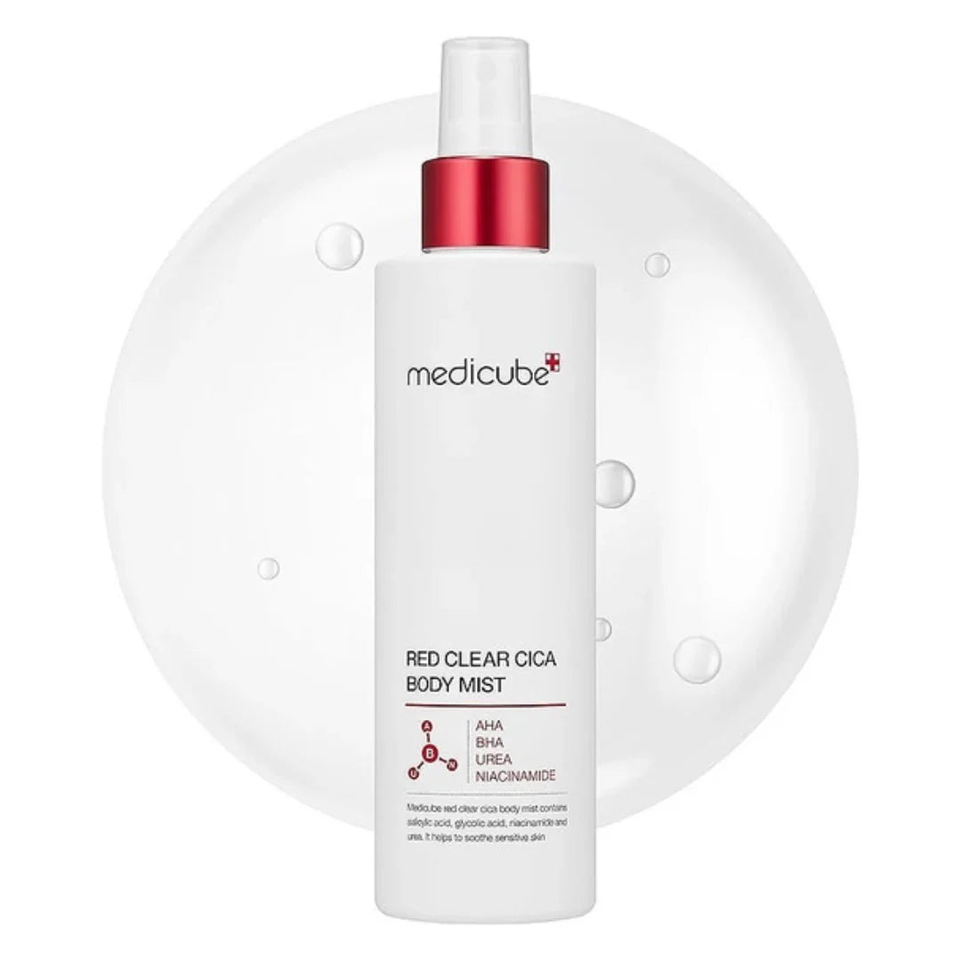 Medicube Red Clear Cica Body Spray 200ml – Soothing & Purifying Acne Body Mist