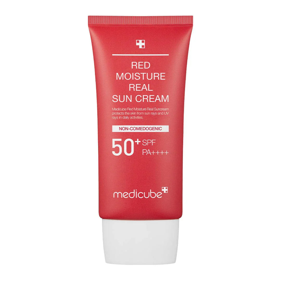 Medicube Red Moisture Real Sun Cream 50ml | SPF 50+ Hydrating Sunscreen