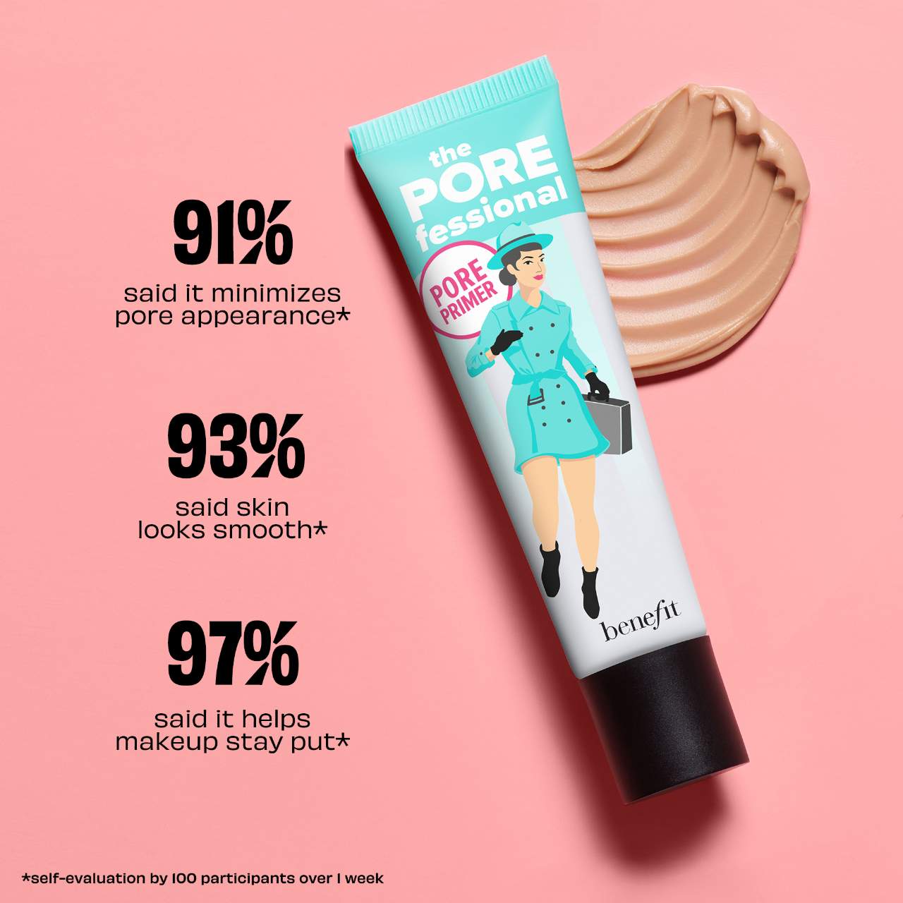 Benefit Cosmetics The POREfessional Face Primer | Pore Minimizing & Smoothing Makeup Base