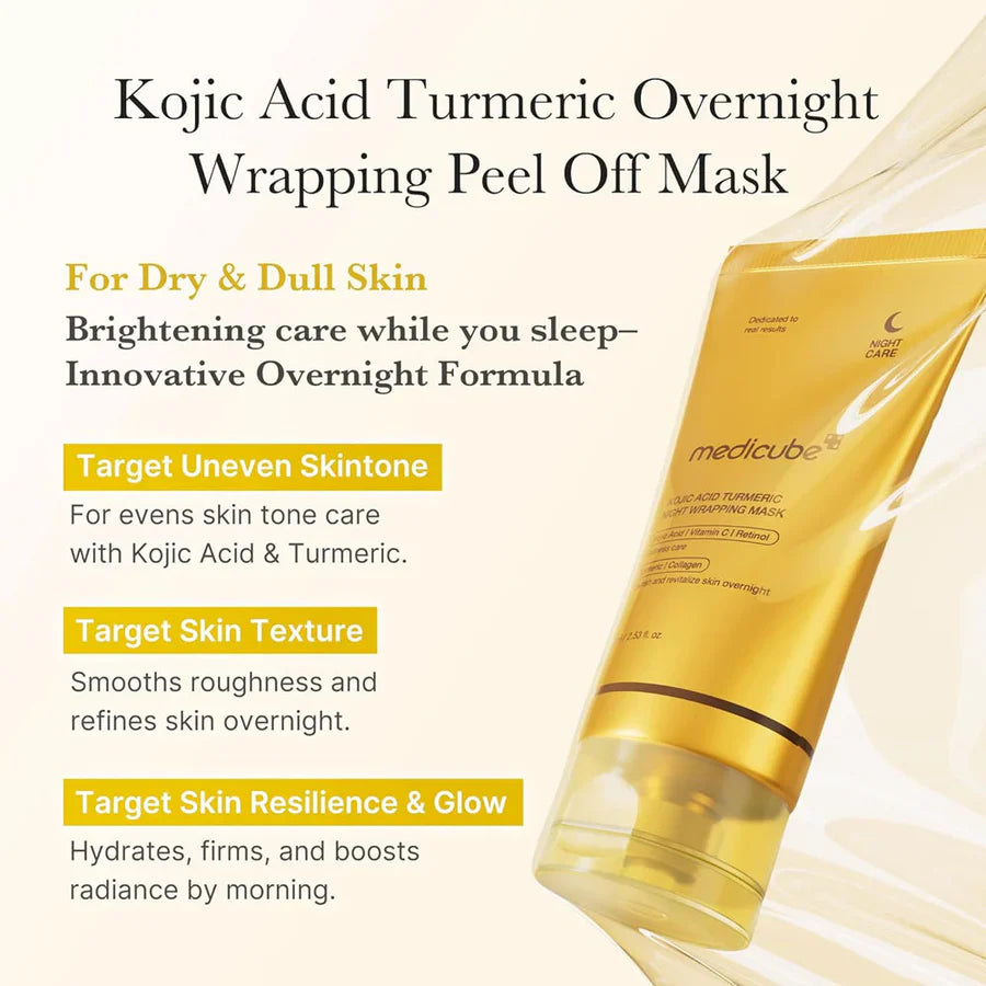 Medicube Kojic Acid Turmeric Night Wrapping Mask –75ml