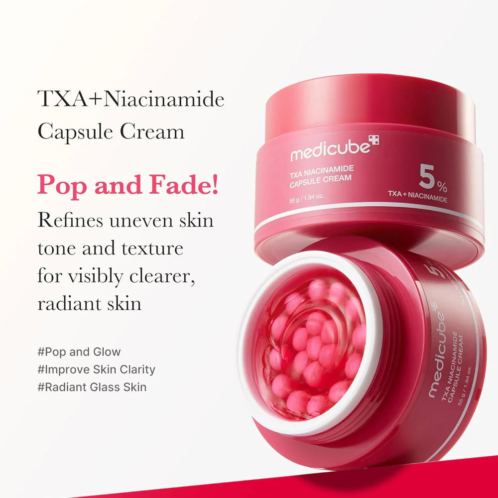 Medicube TXA Niacinamide Capsule Cream 55g – Brightening & Hydrating Face Cream